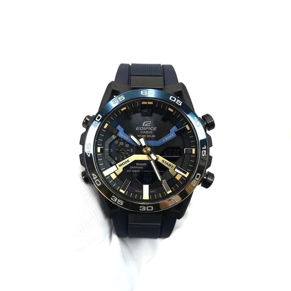 Reloj Casio Edifice ECB-2000YNP-1AJF Negro Serie Nighttime Drive Hombre Nuevo en Caja Foto 4 de 4