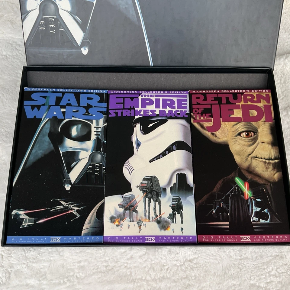 Star Wars Trilogy THX Widescreen Edition Box Set VHS 1995 - Image 2 of 4