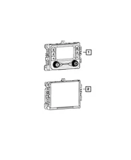 Genuine Mopar Multi Media Radio 68271361AD