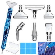 Gem Art Pens, Ergonomic Diamond Painting Tools, 5D Nail Craft, Blue