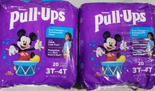 40 Count Pull-Ups Toddler Toddler Training Pants Size 3T to 4T 32 to 40 lbs.