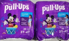 40 Count Pull-Ups Toddler Toddler Training Pants Size 3T to 4T 32 to 40 lbs.