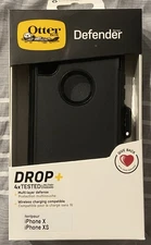 OtterBox DEFENDER SERIES Case & Holster for iPhone X / iPhone XS - Black