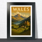 Wales Travel Poster
