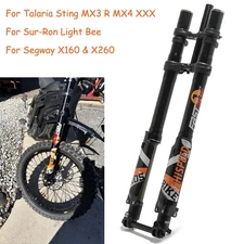 Front Fork Suspension + Triple Tree Upper For SURRON LBX Light Bee X ALX13RC 2.0