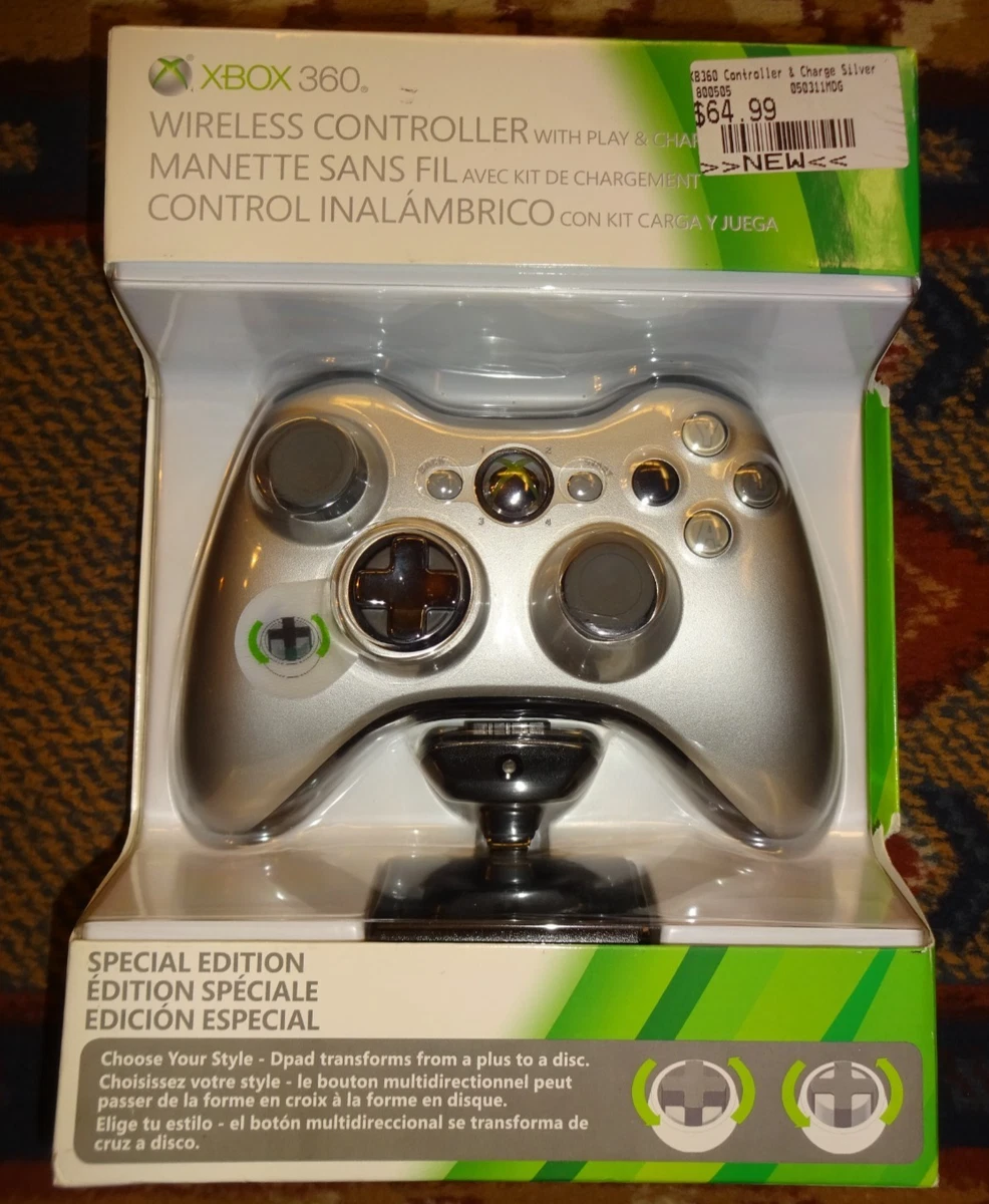 Manette Xbox 360 Silver – Édition Collector, Occasion