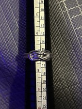 Stamped STERLING Knot Ring Size 7