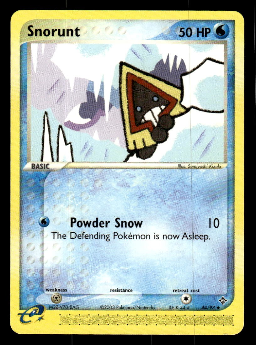 Pokemon TCG EX Dragon #44/97 Snorunt NM