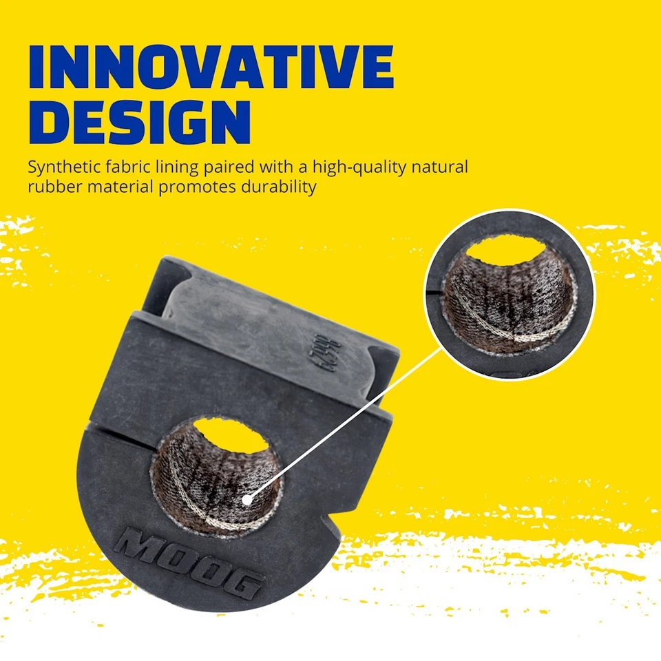 Juego de 2 bujes de barra estabilizadora delanteros K201622 Moog para camioneta Ram 2500 Jeep 3500 par Foto 2 de 4