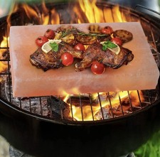 Himalayan Pink Salt Cooking Block - 12x8x1.5 For Natural Grilling,BBQ Seasoning