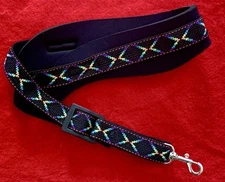 Vtg Black Comfort Saxophone Strap for Selmer Conn Yamaha Bundy Saxophone