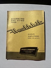 Heathkit Assembly Manual Model A-7B and A-7C Audio Amplifiers Original