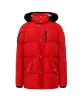 Moose Knuckles 3Q Down Filled Puffer Jacket in Red