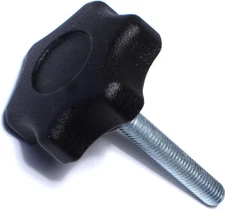 014973135911 Male Threaded Fluted Knob, 8mm-1.25 x 50mm Stud, Piece-2