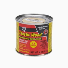 DAP Plastic Wood Professional Solvent Wood Filler: 4.0 oz. (Natural)