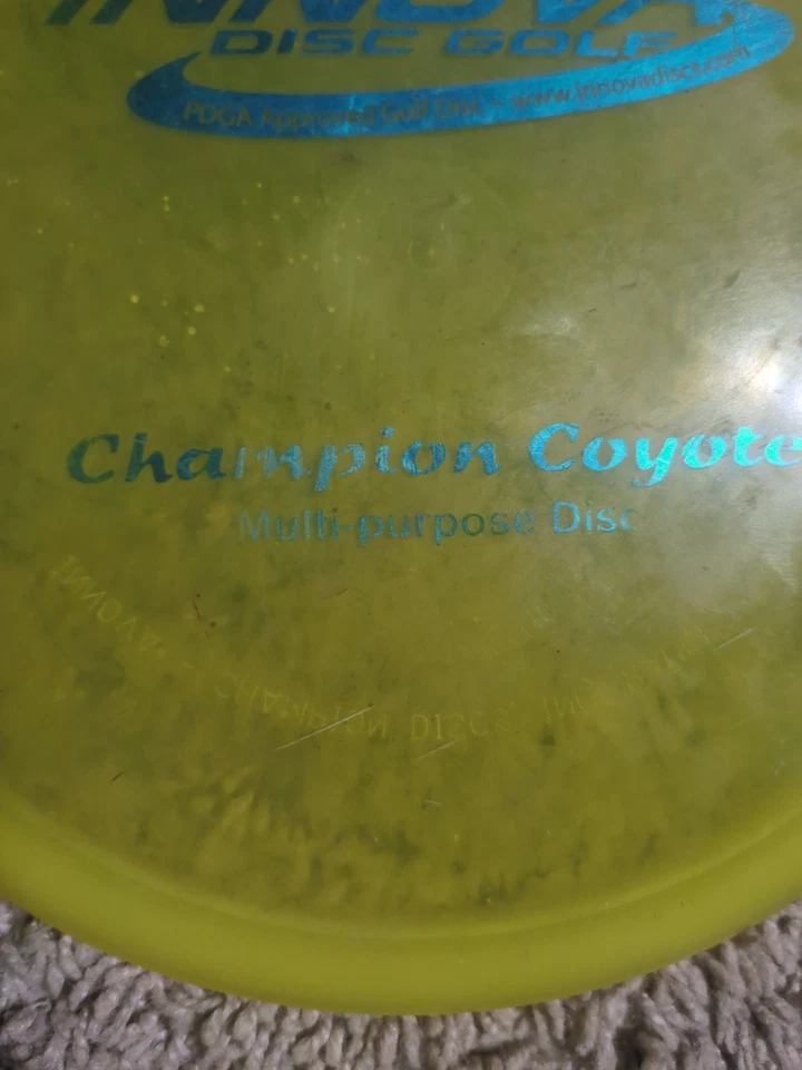 Innova Champion PFN COYOTE Multi-Purpose disc-180g-OOP Rare Blue w/Rainbow Stamp - Image 3 of 4