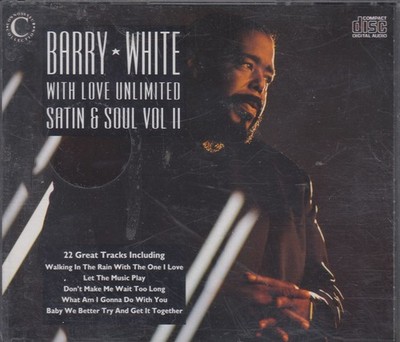 BARRY WHITE & Love Unlimited ''Satin & Soul Vol. II'' 2CD-Album (Fat Box)