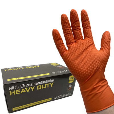 100x Nitril Handschuhe Werkstatt Mechaniker PSA KFZ Robust Einweg M L XL XXL