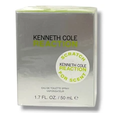 *Kenneth Cole Reaction Eau De Toilette Spray 1.7fl.oz./50ml New Sealed