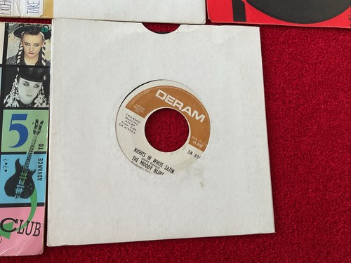 7” Vinyl Single Record Bundle X 5 Inc Moody Blues , Blancmange , Yellow Dog - Bild 3 von 6