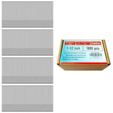 16 Gauge 304 Stainless Steel Straight Finish Nails, Assorted Size Project Pac...