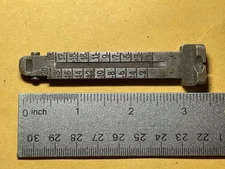 Mauser M98 Rifle Rear Sight Ladder Part German GEW 98 Turk M38 Yugo M24 Czech