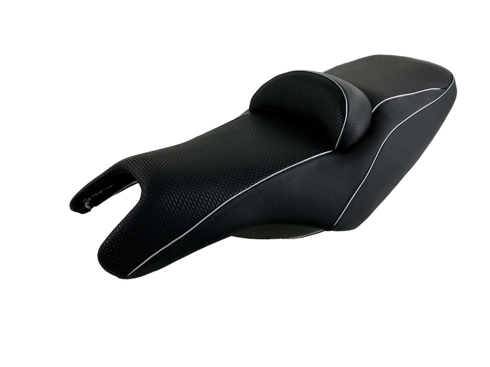 Housse de siège antidérapante noire pour scooter Yamaha Tmax 500 et 530 Top Sellerie