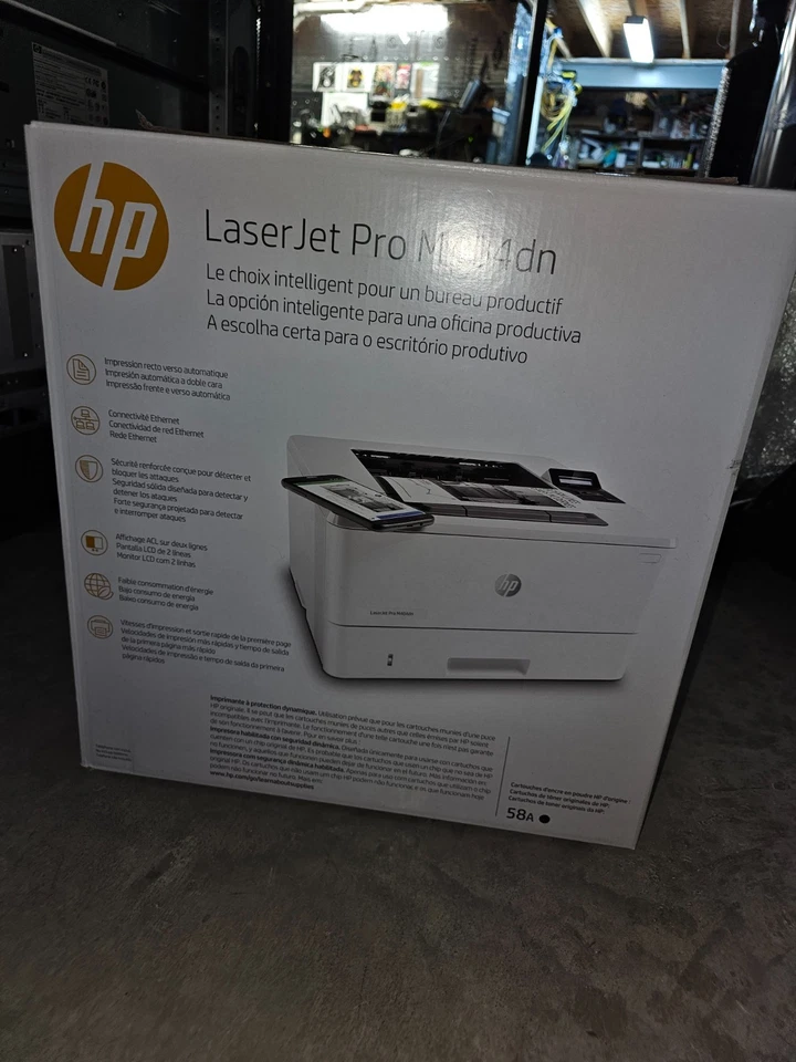 HP LaserJet Pro M404dn Laser Printer. NEW! Business class laser printer. - Image 3 of 3