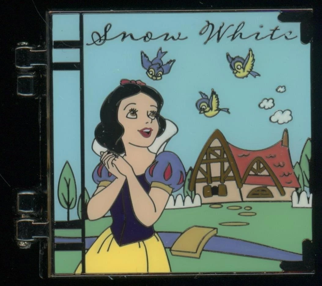 Loungefly Snow White Once Upon A Time Princess Book Hinged Mystery Disney Pin