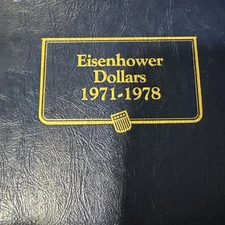 Whitman Classic Eisenhower Dollars 1971 Coin Album #9131 - Empty - No Coins