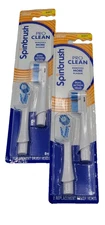 Spinbrush Pro Clean Replacement Brush Heads 2-Pack Soft Pro Action Clean 2 Units