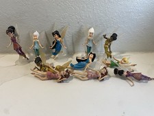 Disney Fairies Figurine Playset Tinkerbell and Friends Lot Of 11 Cake Toppers