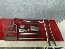 BMW 2011-2016 F10 Carbon Fiber Dash Door Console Interior Trim Molding Set OEM