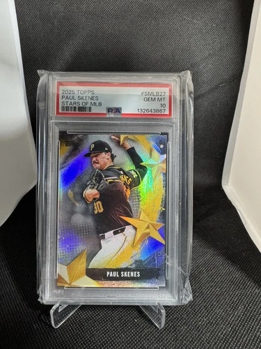 2025 Topps Stars of MLB Paul Skenes #SMLB-27 PSA 10 GEM MINT Pirates