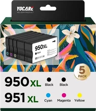 950XL 951XL, 5-Pack, Higher Page Yield, Ink Cartridges