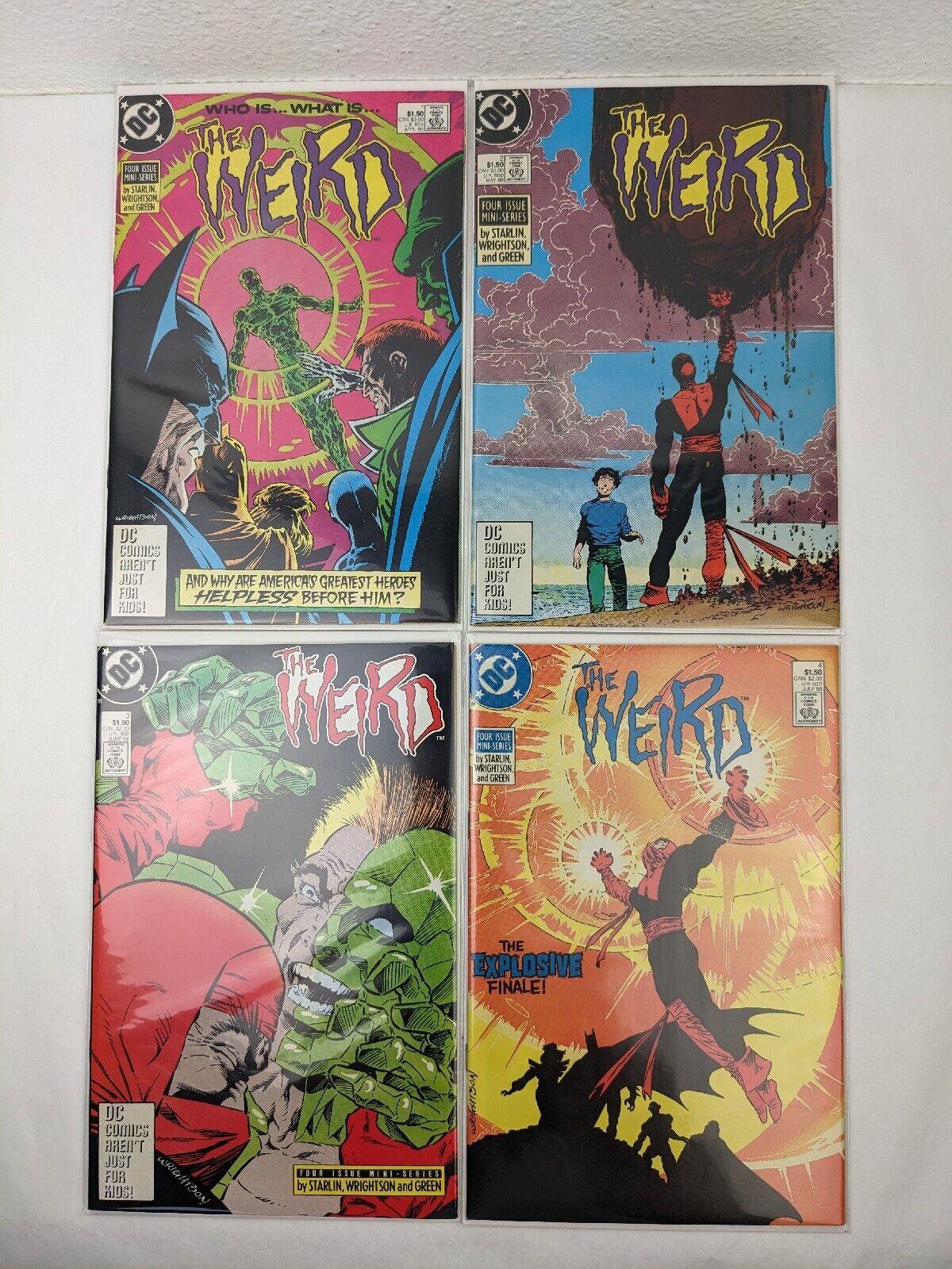 The Weird #1 - 4 DC Comics 1987 - 1988 Complete Near Mint Bagged Boarded 1 2 3 4