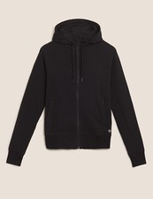 RRP 35 NEW Cotton Hoodie size 8 Black