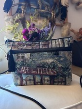 Vtg tapestry purse cafe des fleurs Crossbody