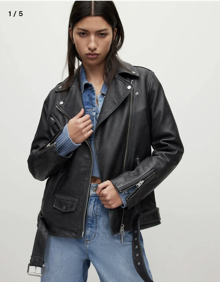 Stradivarius faux leather biker jacket in pop green