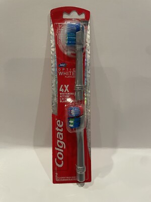 Colgate 360° Degree Optic White Replacement Brush Heads - Soft Polishing Bristle