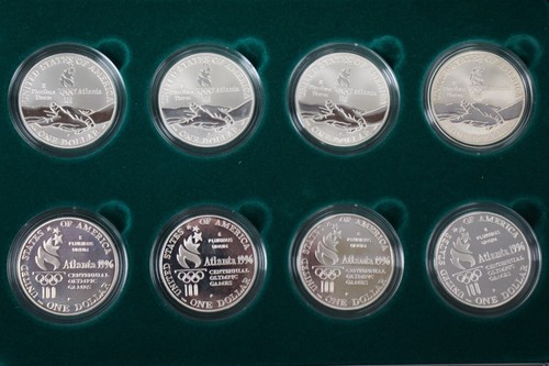1996 US Olympic Coins of the Centennial Atlanta OIympic Games 8-Coin Set - Picture 3 of 5