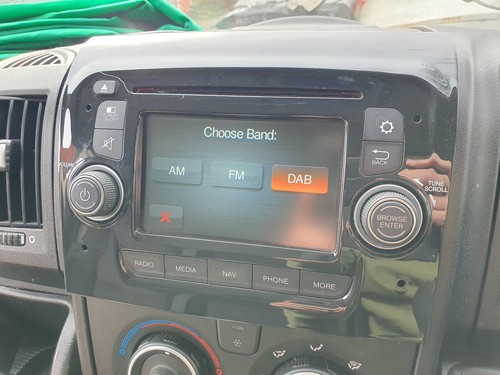# 2014-on Fiat Ducato Boxe Citroen Relay Radio MULTIMEDIA SATNAV HEAD UNIT CODE - Picture 7 of 24