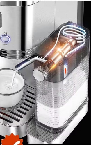 MACCHINA CAFFE’ ESPRESSO MULTIFUNZIONI MAKER 3 in 1, MONTALATTE, LANCIA VAPORE - Zdjęcie 8 z 17