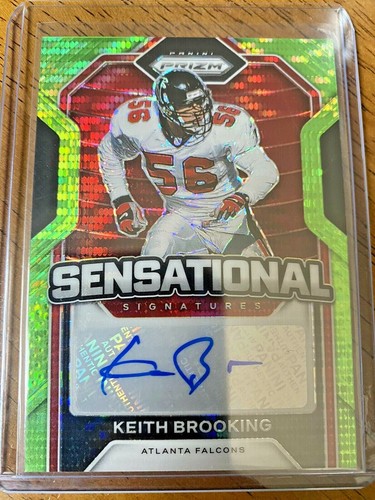 2020 Prizm Football Keith Brooking Sensational Signatures Auto & Red Prizms - Picture 2 of 4