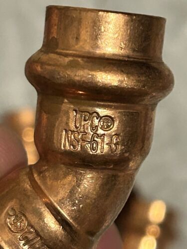 Copper Press Diameter of Fitting is 1/2 inch X 1/2 inch 2 in Long - Picture 3 of 4