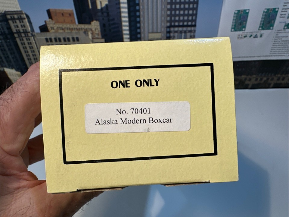 Modern Marx, New Marx Blue Alaska Railroad 74/100. Light Run Time. OB