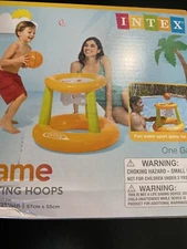Intex Game Floating Hoops Swimming Basketball Pool Toy Game Family Kids Fun Play