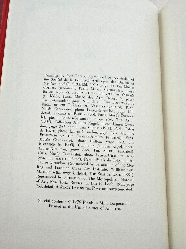 Franklin Library THE AMBASSADORS Henry James GREATEST BOOKS OF 20th CENTURY Mint - Image 4 of 4