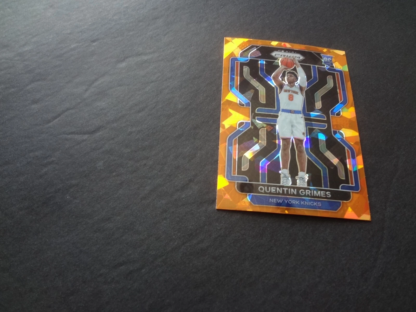 2021-22 Prizm Quentin Grimes Orange Ice Prizm Rookie 285 RC Philadelphia 76ers