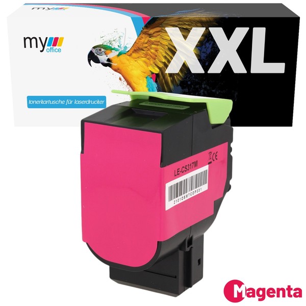 Toner FüR Lexmark 71B20M0 M Myoffice CS317 CS417 CS517 CX317 CS517 CX417 CX517-image